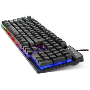Клавіатура REAL-EL Gaming 8700 Black, EL123100015 UA