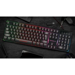 Клавіатура REAL-EL Gaming 8700 Black, EL123100015 UA