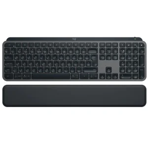 Клавіатура бездротова Logitech MX Keys S Plus Palm Rest Graphite (920-011589) UA