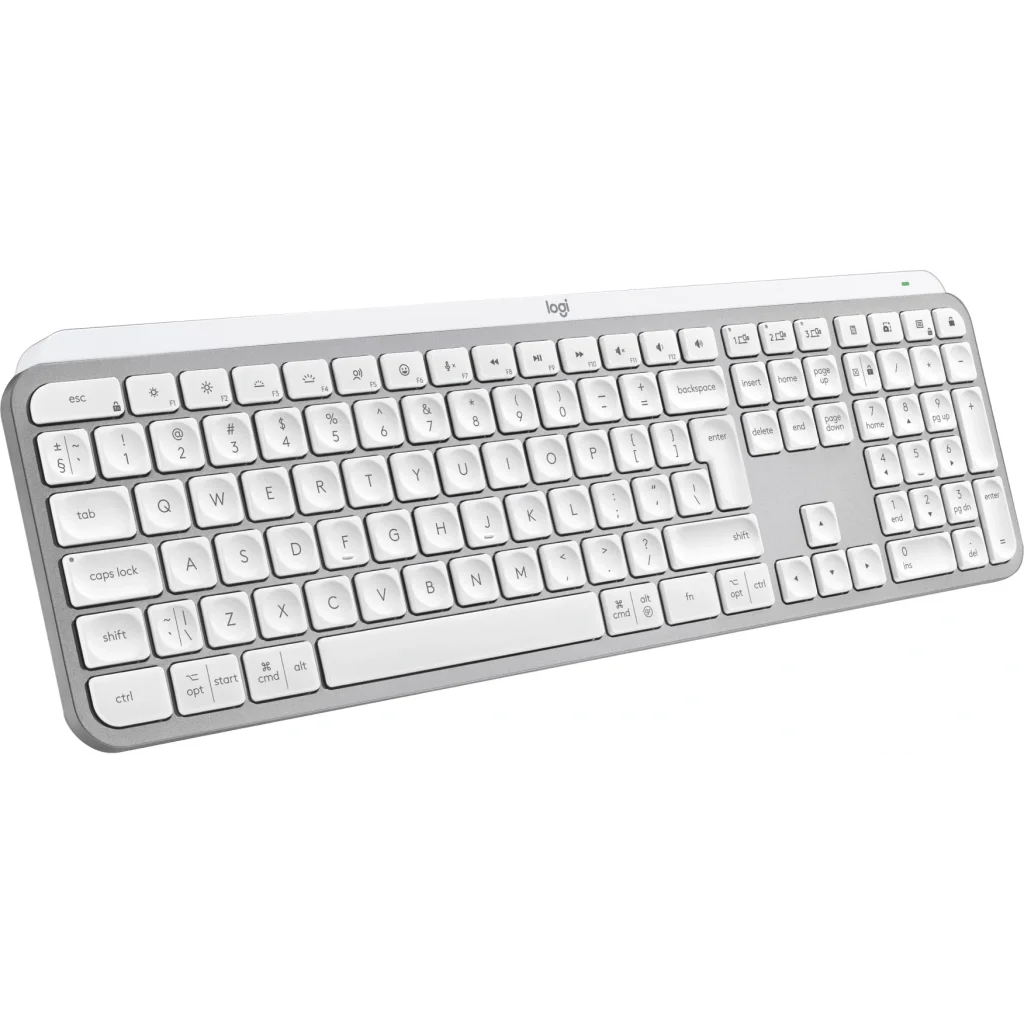 Клавиатура беспроводная Logitech MX Keys S Pale Grey (920-011588) UA