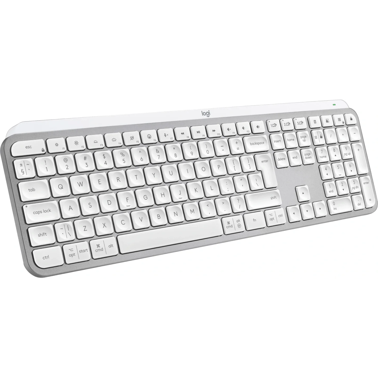 Клавиатура беспроводная Logitech MX Keys S Pale Grey (920-011588) UA