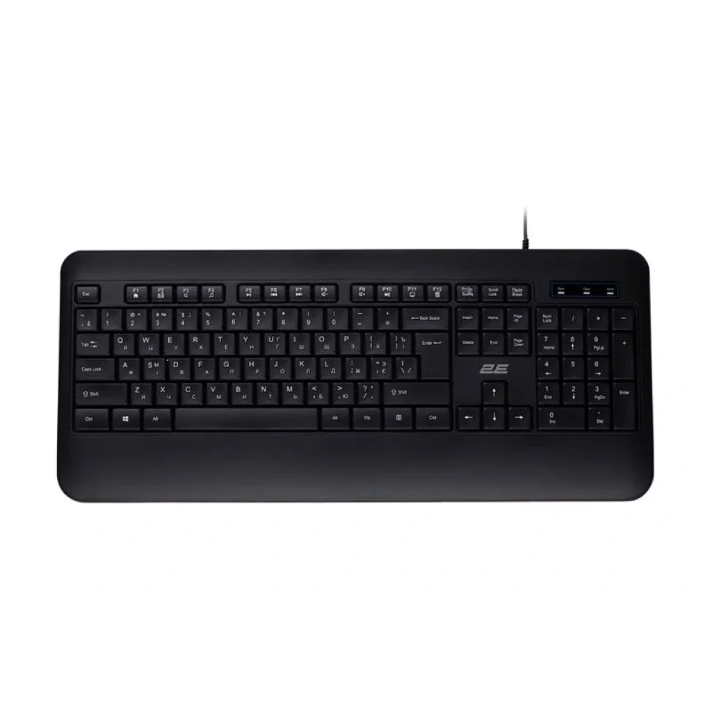 Клавіатура 2E KS109 USB Black (2E-KS109UB) UA