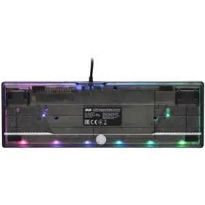 Клавіатура 2E Gaming KG345 RGB 68key USB Transparent, 2E-KG345TR UA