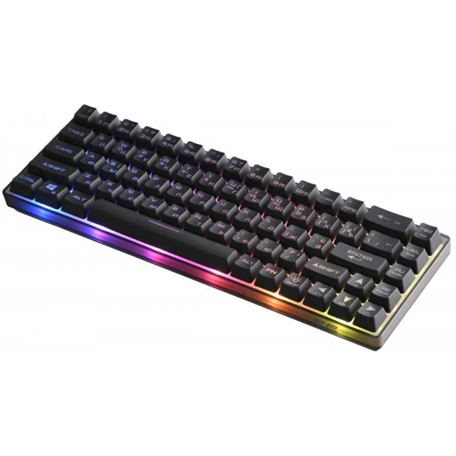 Клавіатура 2E Gaming KG345 RGB 68key USB Transparent, 2E-KG345TR UA