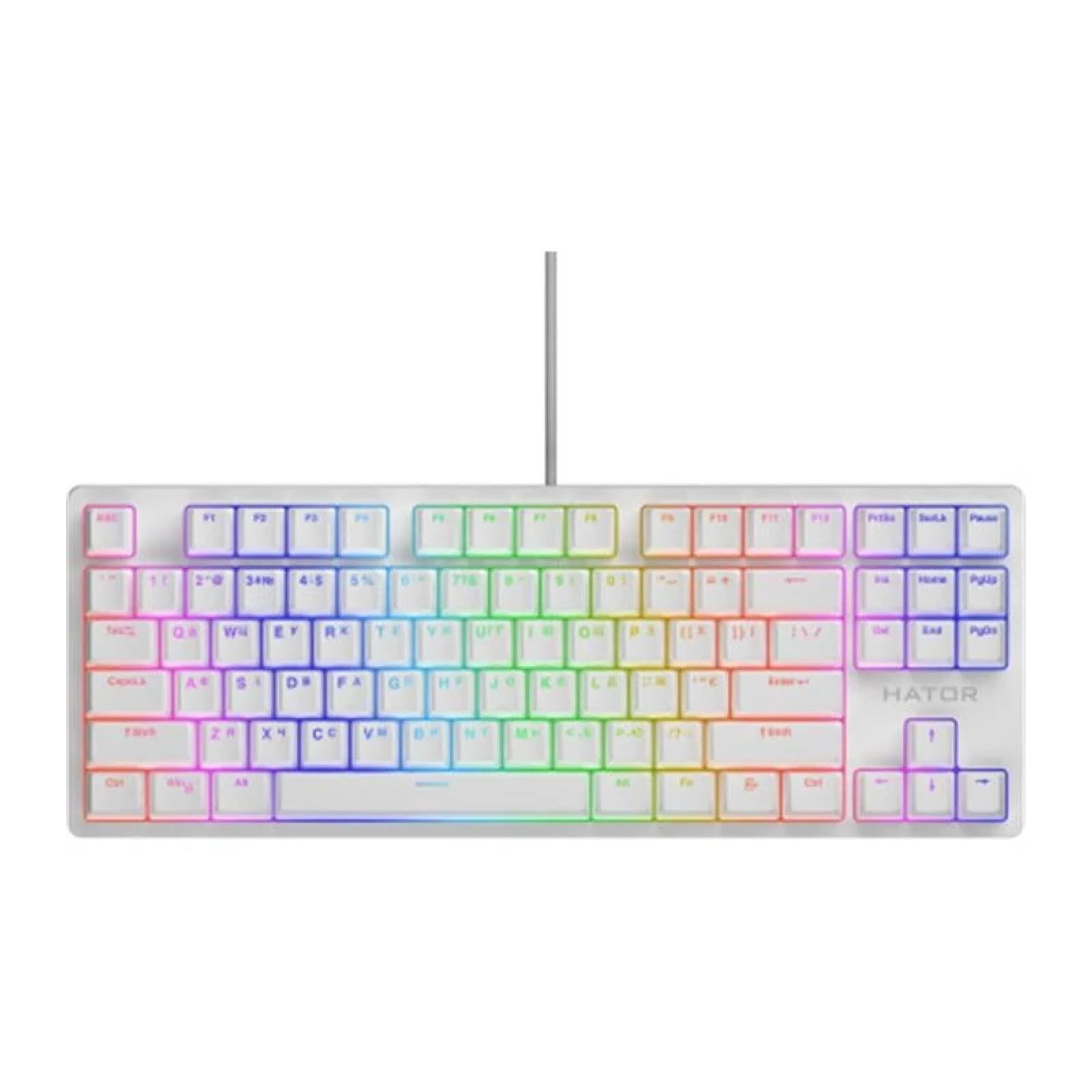 Клавіатура Hator Rockfall 2 Mecha TKL Orange White (HTK-521) UA