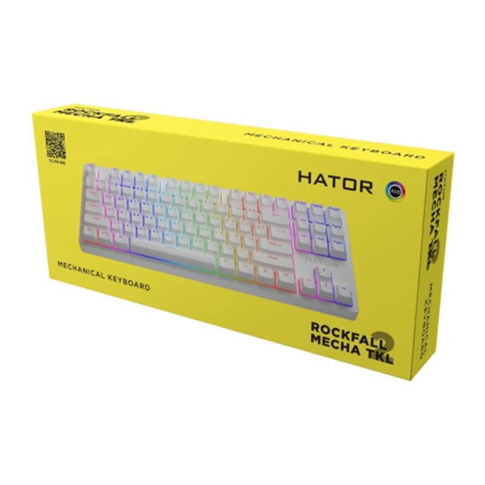 Клавіатура Hator Rockfall 2 Mecha TKL Orange White (HTK-521) UA