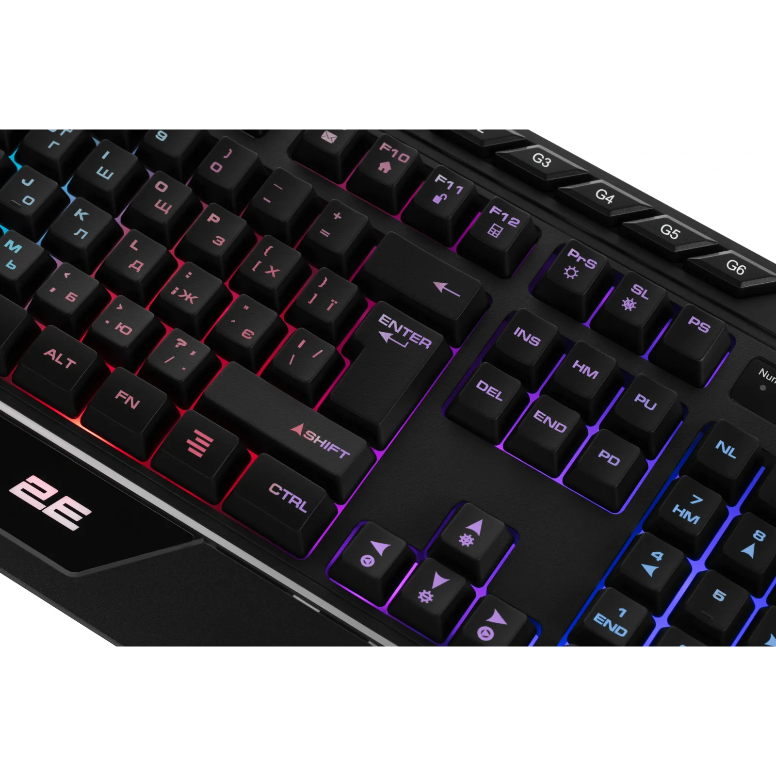 Клавиатура 2E Gaming KG315 RGB USB Black Ukr (2E-KG315UBK) UA