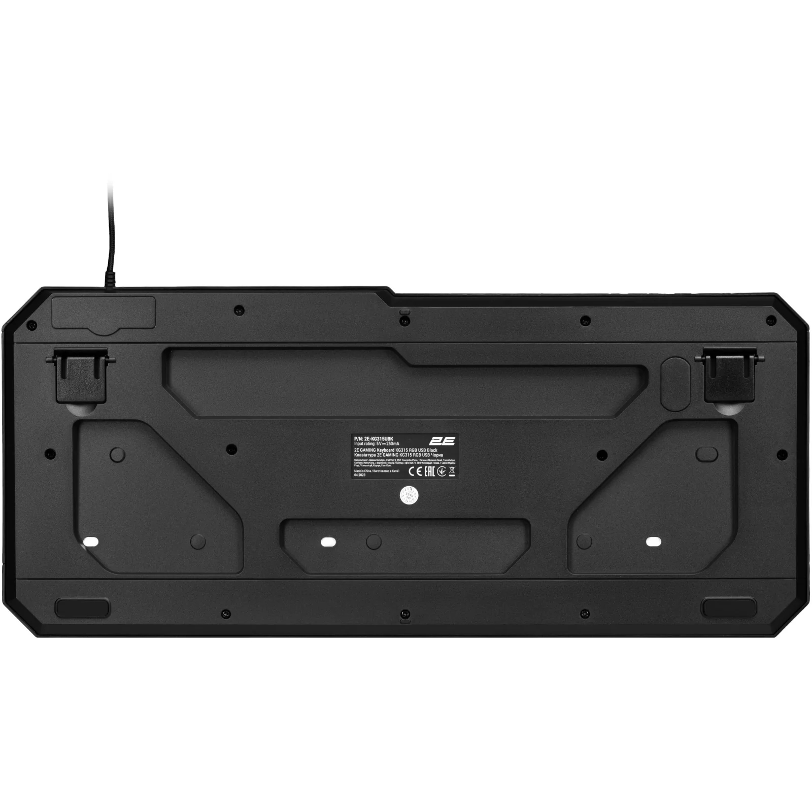 Клавиатура 2E Gaming KG315 RGB USB Black Ukr (2E-KG315UBK) UA