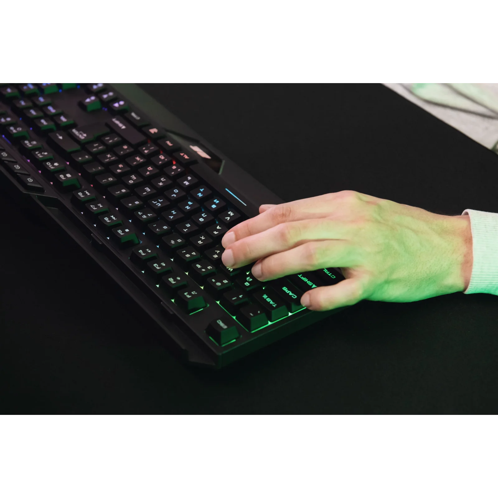 Клавиатура 2E Gaming KG315 RGB USB Black Ukr (2E-KG315UBK) UA