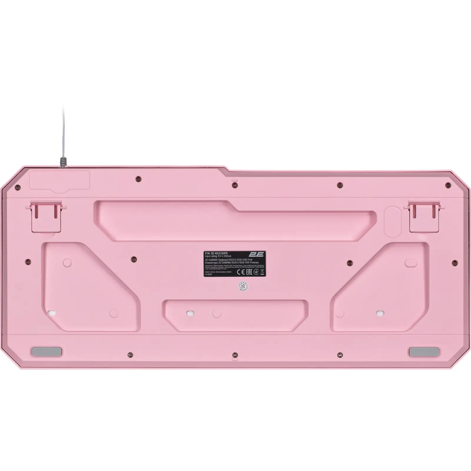 Клавиатура 2E Gaming KG315 RGB USB Pink Ukr (2E-KG315UPK) UA
