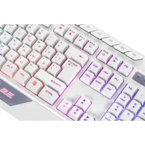 Клавіатура 2E Gaming KG315 RGB USB White Ukr (2E-KG315UWT) UA