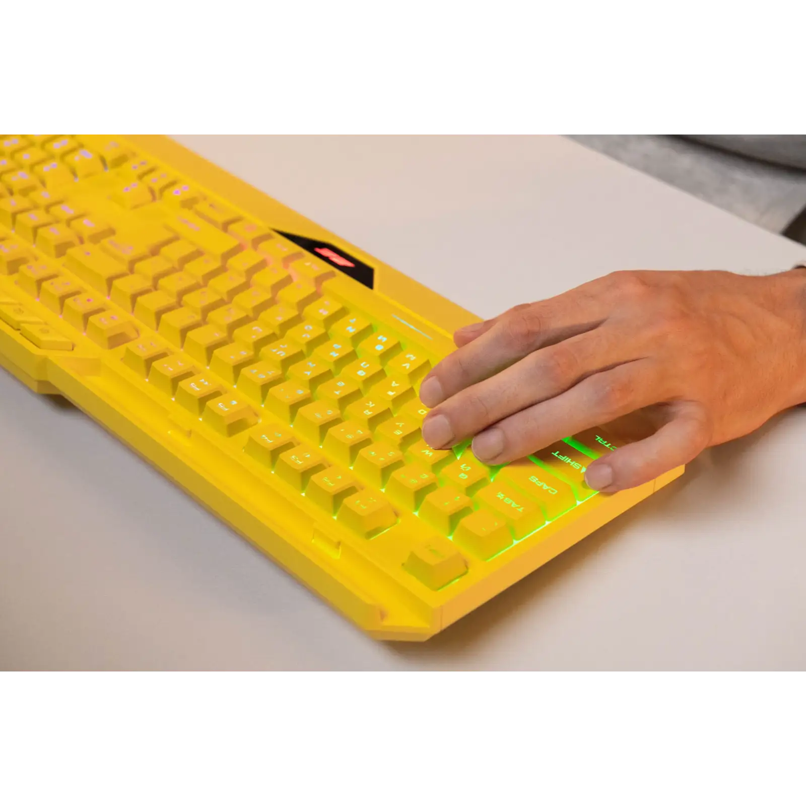 Клавіатура 2E Gaming KG315 RGB USB Yellow Ukr (2E-KG315UYW) UA