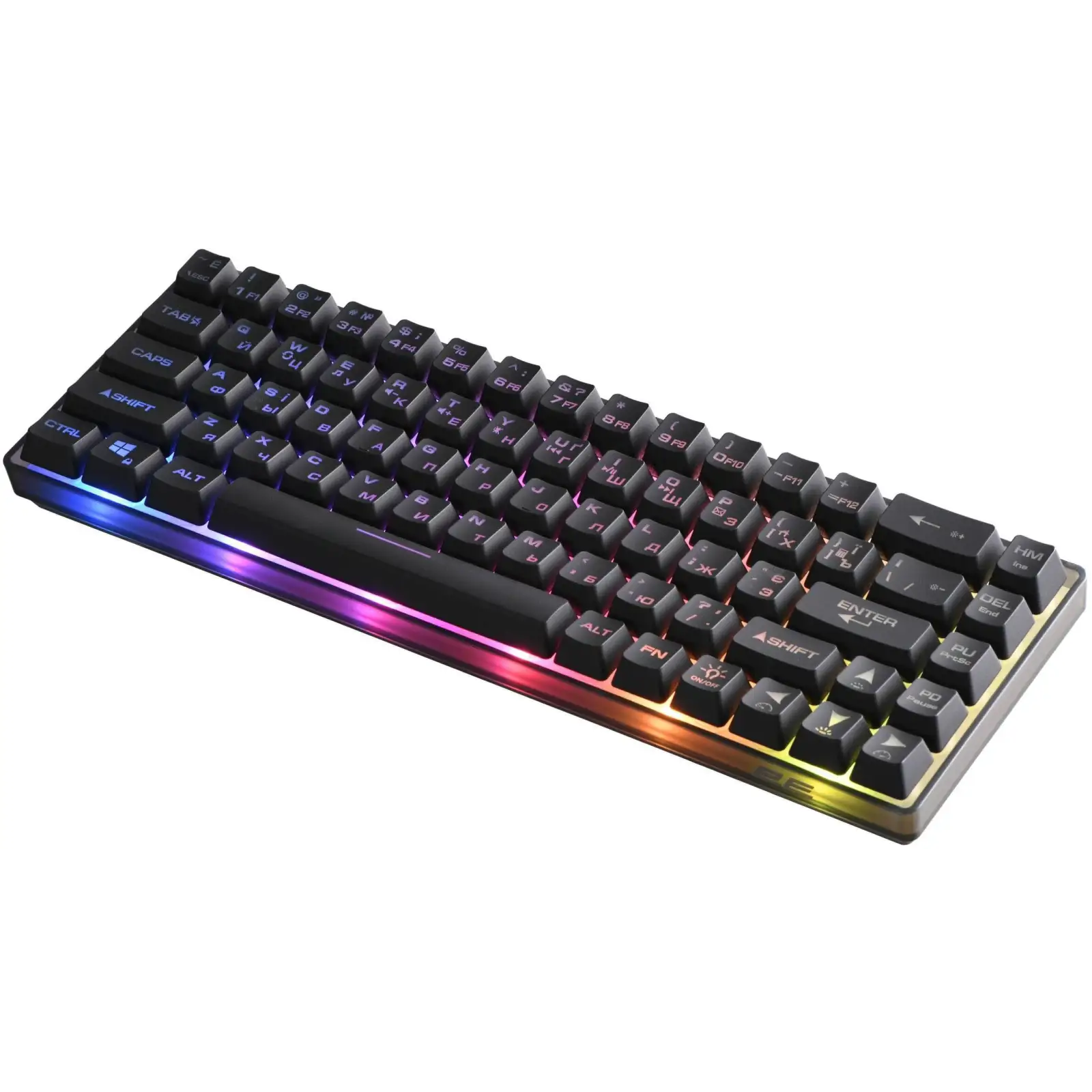 Клавіатура 2E Gaming KG345 RGB 68key USB Transparent, 2E-KG345TR UA
