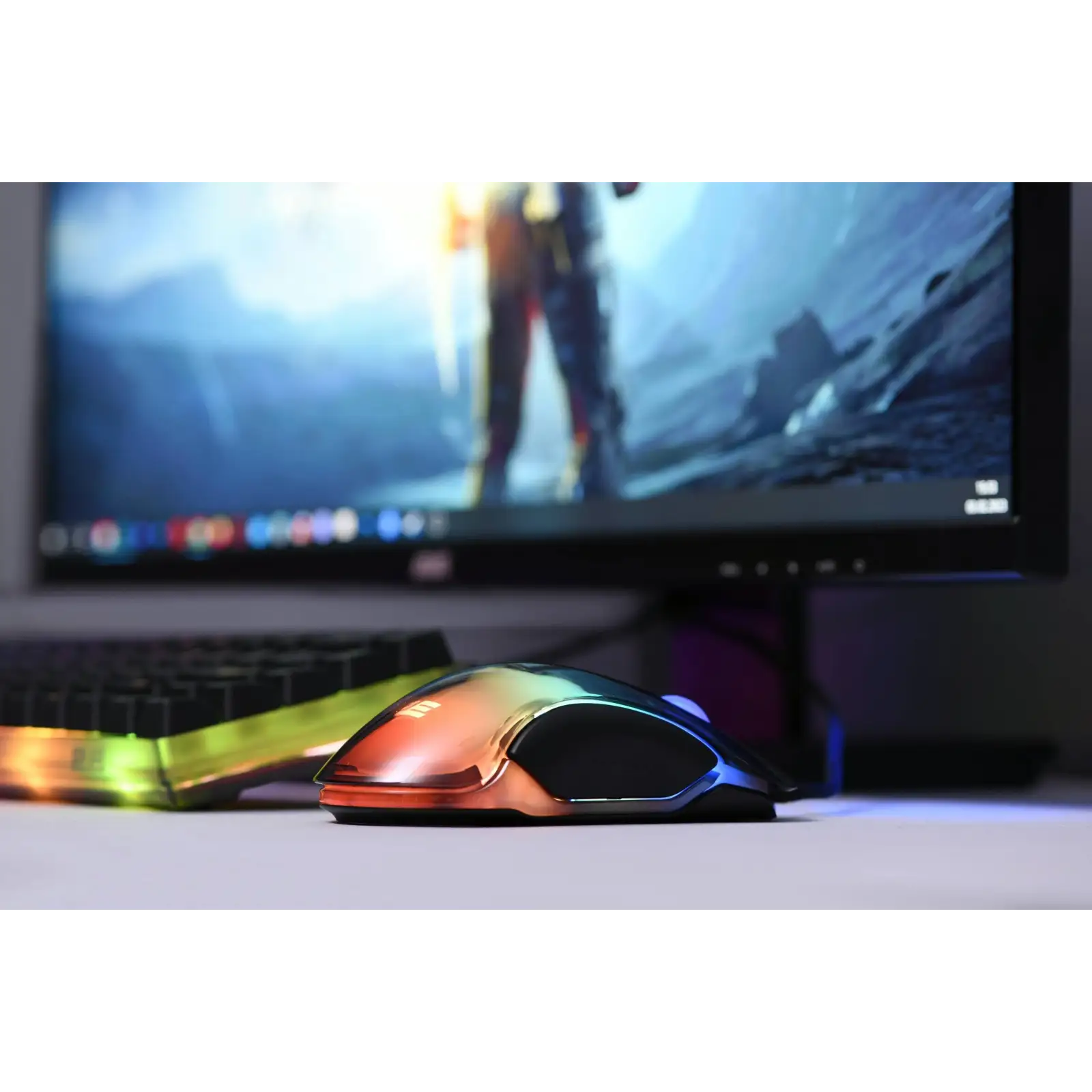 Клавіатура 2E Gaming KG345 RGB 68key USB Transparent, 2E-KG345TR UA