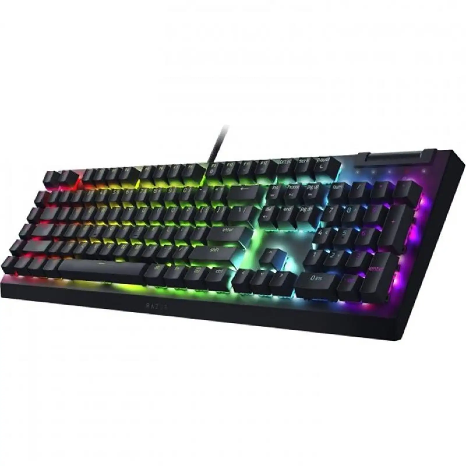 Клавіатура Razer BlackWidow V4 X Yellow Switch RU Black (RZ03-04702500-R3R1) UA