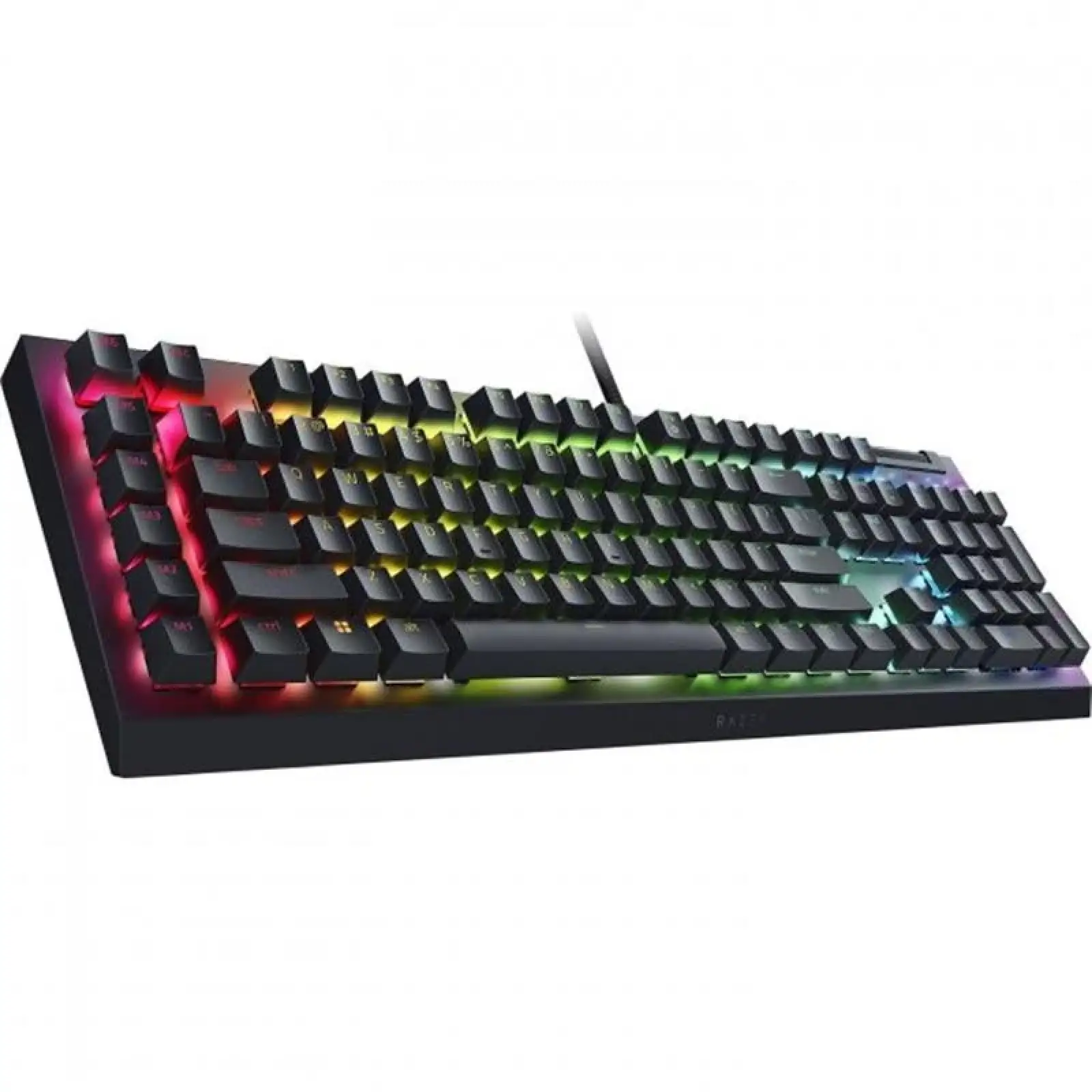 Клавіатура Razer BlackWidow V4 X Yellow Switch RU Black (RZ03-04702500-R3R1) UA