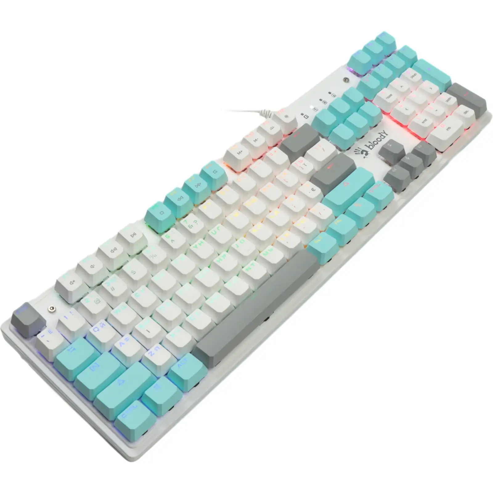 Клавіатура A4Tech S510R Bloody Icy White, S510R (Icy White) UA