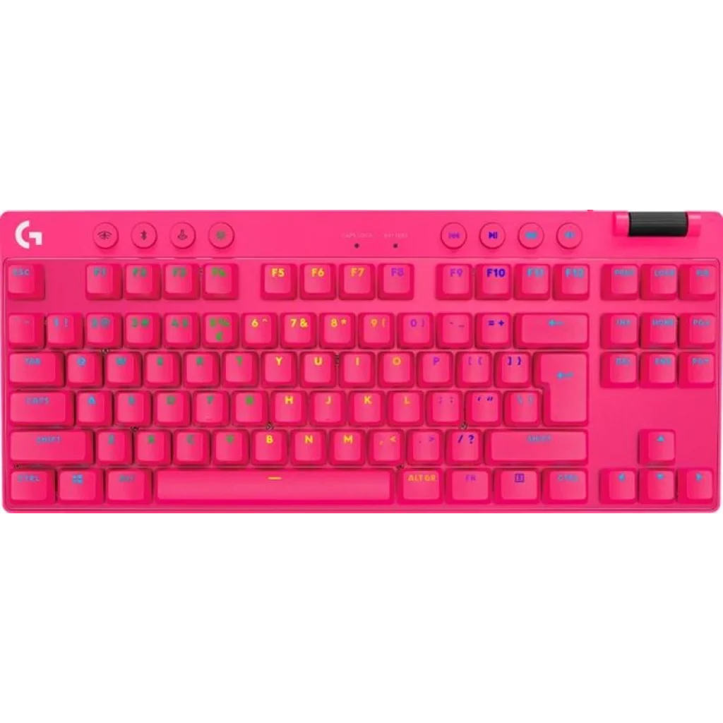 Клавіатура Logitech G PRO X TKL Lightspeed Magenta (920-012159) UA