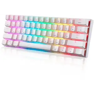 Клавіатура бездротова Motospeed SK62 Outemu Red White (mtsk62wmr) UA