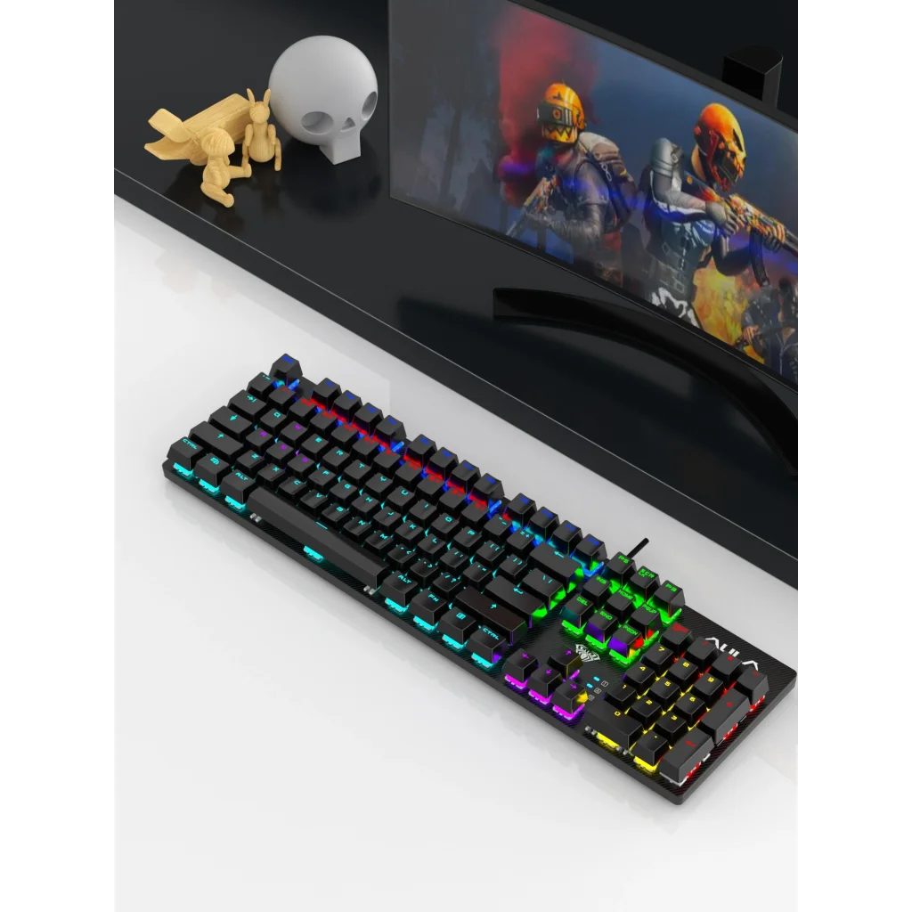 Клавиатура Aula Mechanical S2022 Black keycaps, blue switch (6948391202235) UA