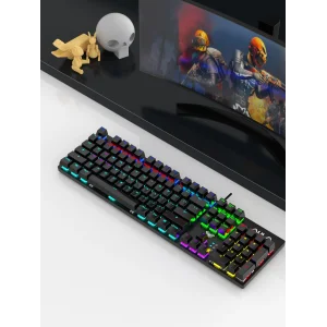 Клавиатура Aula Mechanical S2022 Black keycaps, blue switch (6948391202235) UA