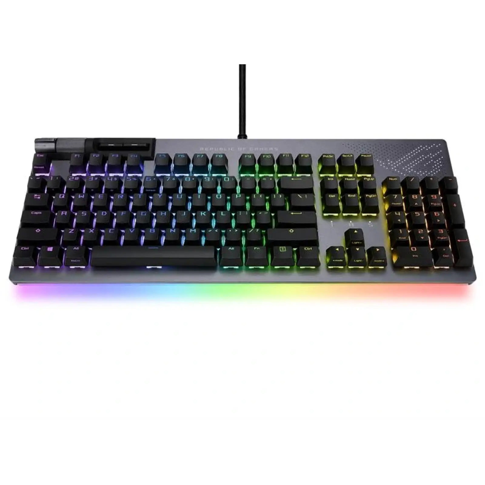 Клавіатура Asus ROG Strix Flare II Animate RGB 113key NX Red EN Black (90MP02E6-BKUA01) UA
