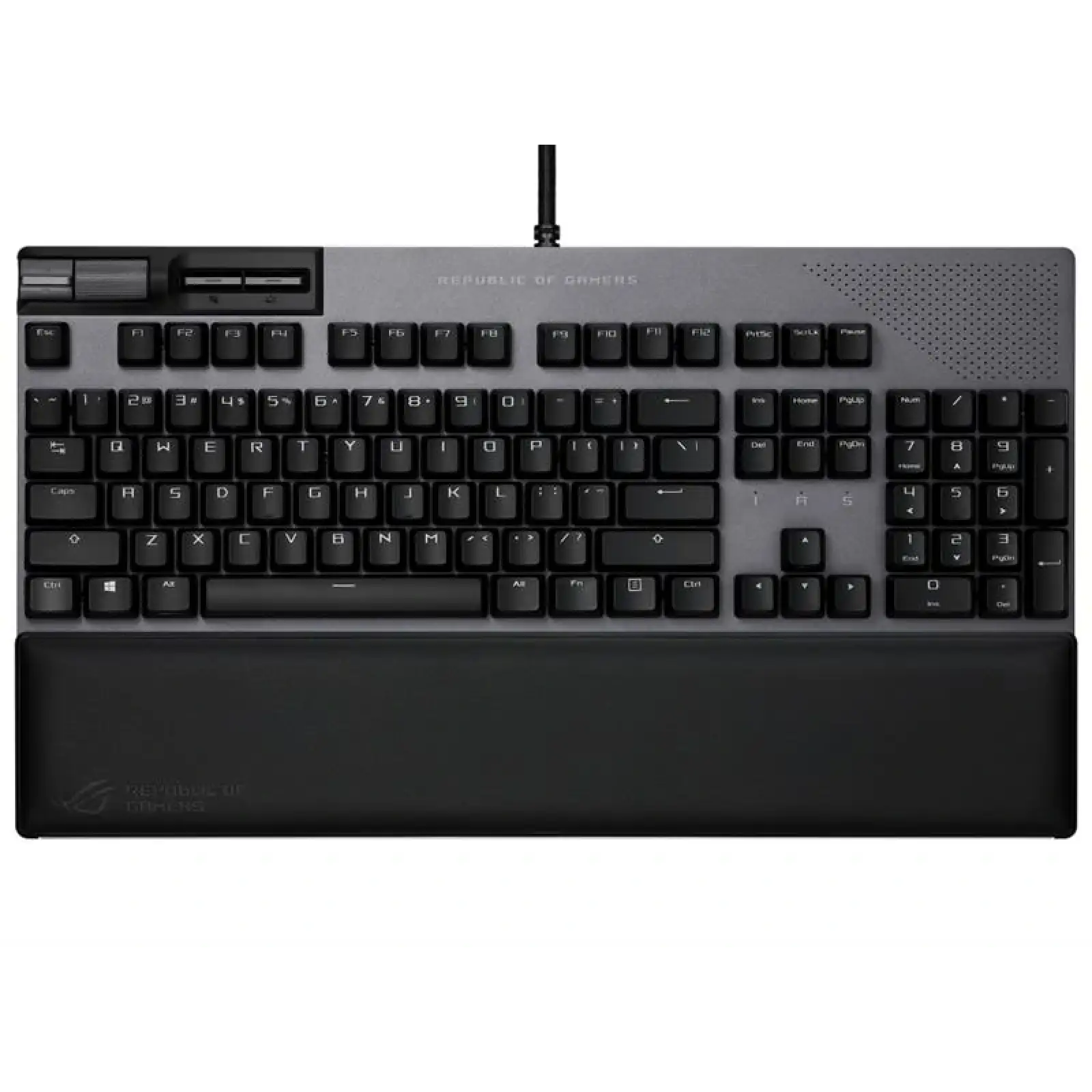 Клавіатура Asus ROG Strix Flare II Animate RGB 113key NX Red EN Black (90MP02E6-BKUA01) UA