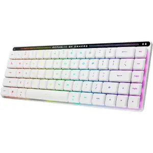 Клавіатура бездротова Asus ROG Falchion RX Low Profile 68key NX RD EN RGB White (90MP03EC-BKUA10) UA