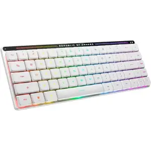 Клавіатура бездротова Asus ROG Falchion RX Low Profile 68key NX RD EN RGB White (90MP03EC-BKUA10) UA