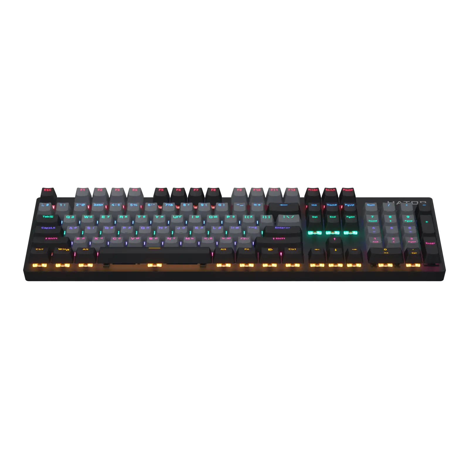 Клавіатура Hator Starfall Rainbow Origin Red (HTK-608-BBG) UA