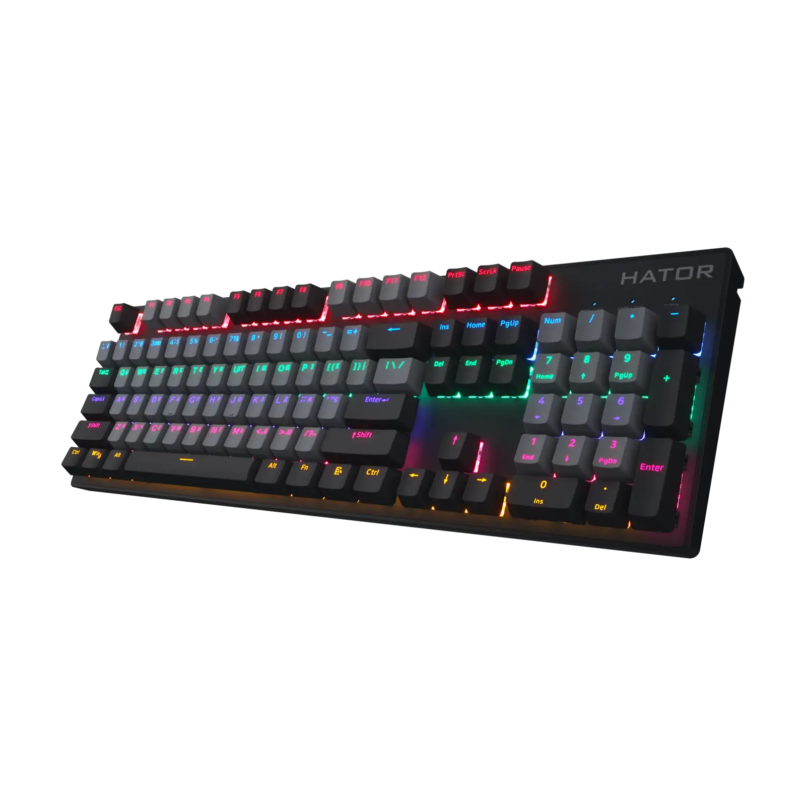 Клавіатура Hator Starfall Rainbow Origin Red (HTK-608-BBG) UA