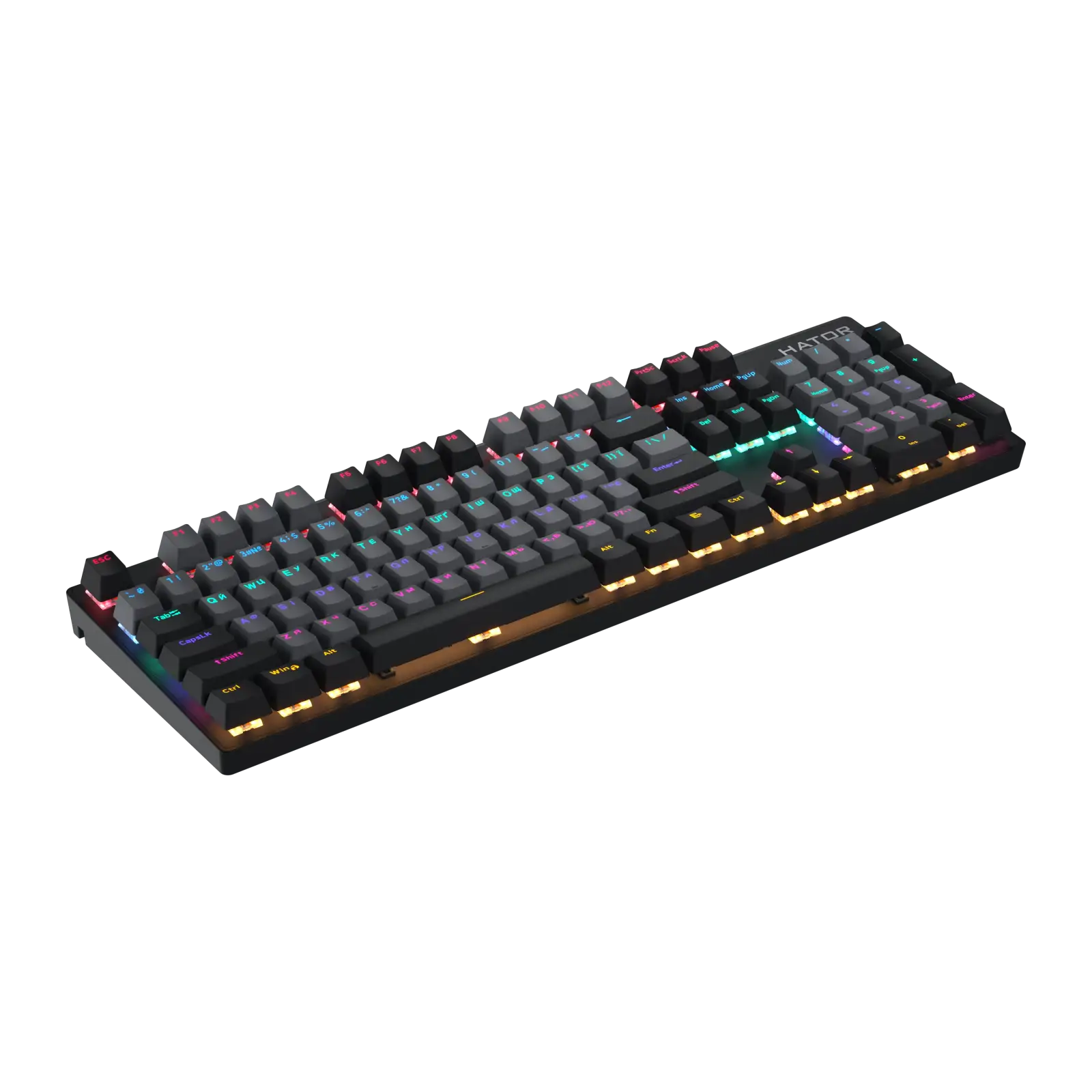 Клавіатура Hator Starfall Rainbow Origin Red (HTK-608-BBG) UA