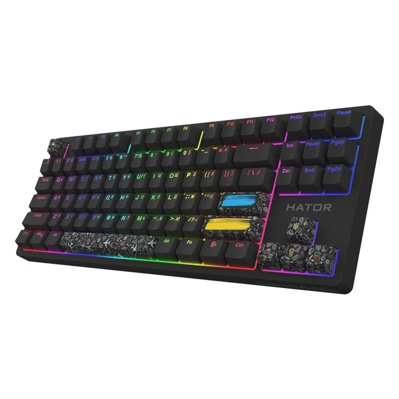 Клавіатура Hator Rockfall 2 Mecha TKL Authentic Edition Black (HTK-530) UA