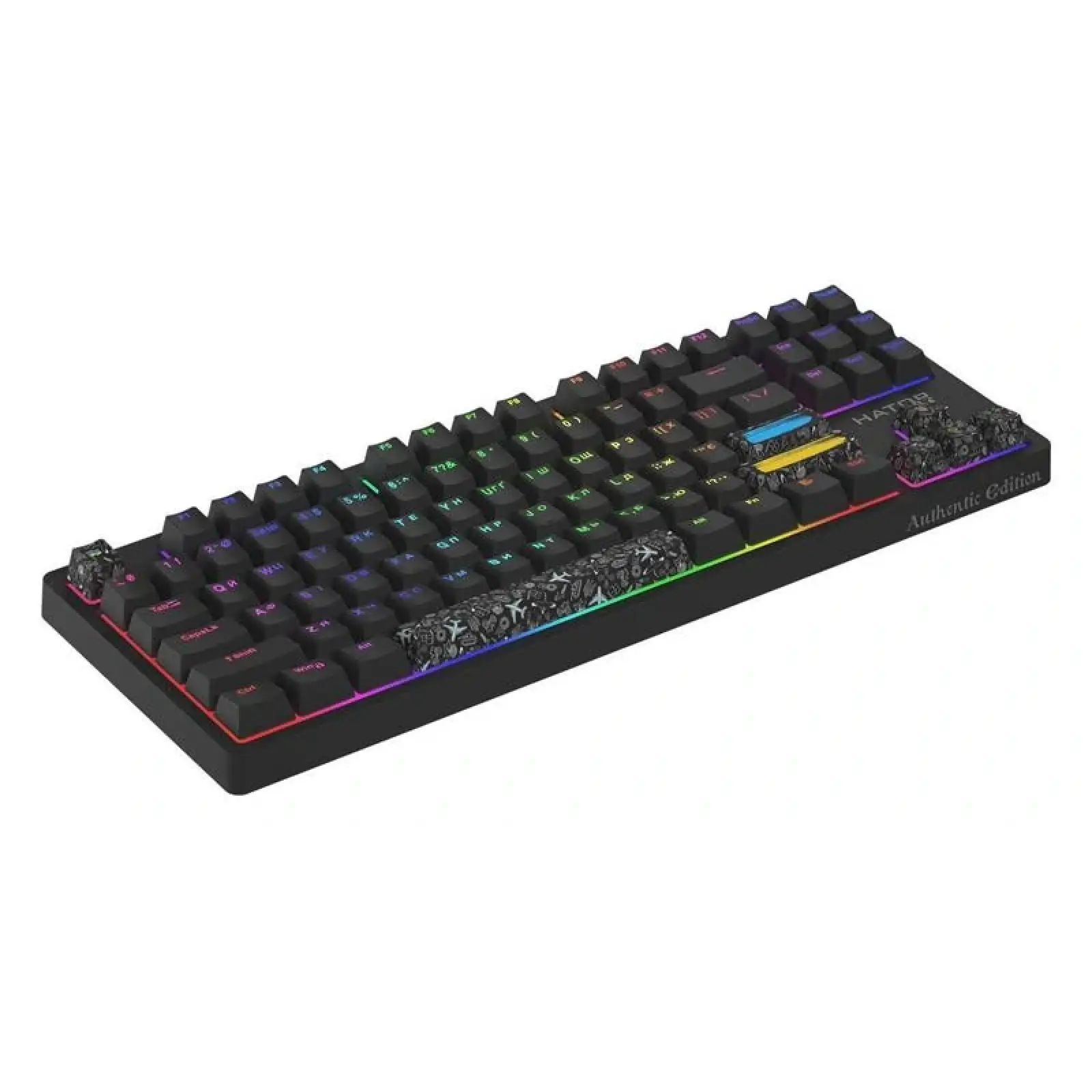 Клавіатура Hator Rockfall 2 Mecha TKL Authentic Edition Black (HTK-530) UA
