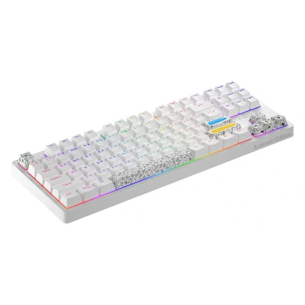 Клавіатура Hator Rockfall 2 Mecha TKL Authentic Edition White (HTK-531) UA