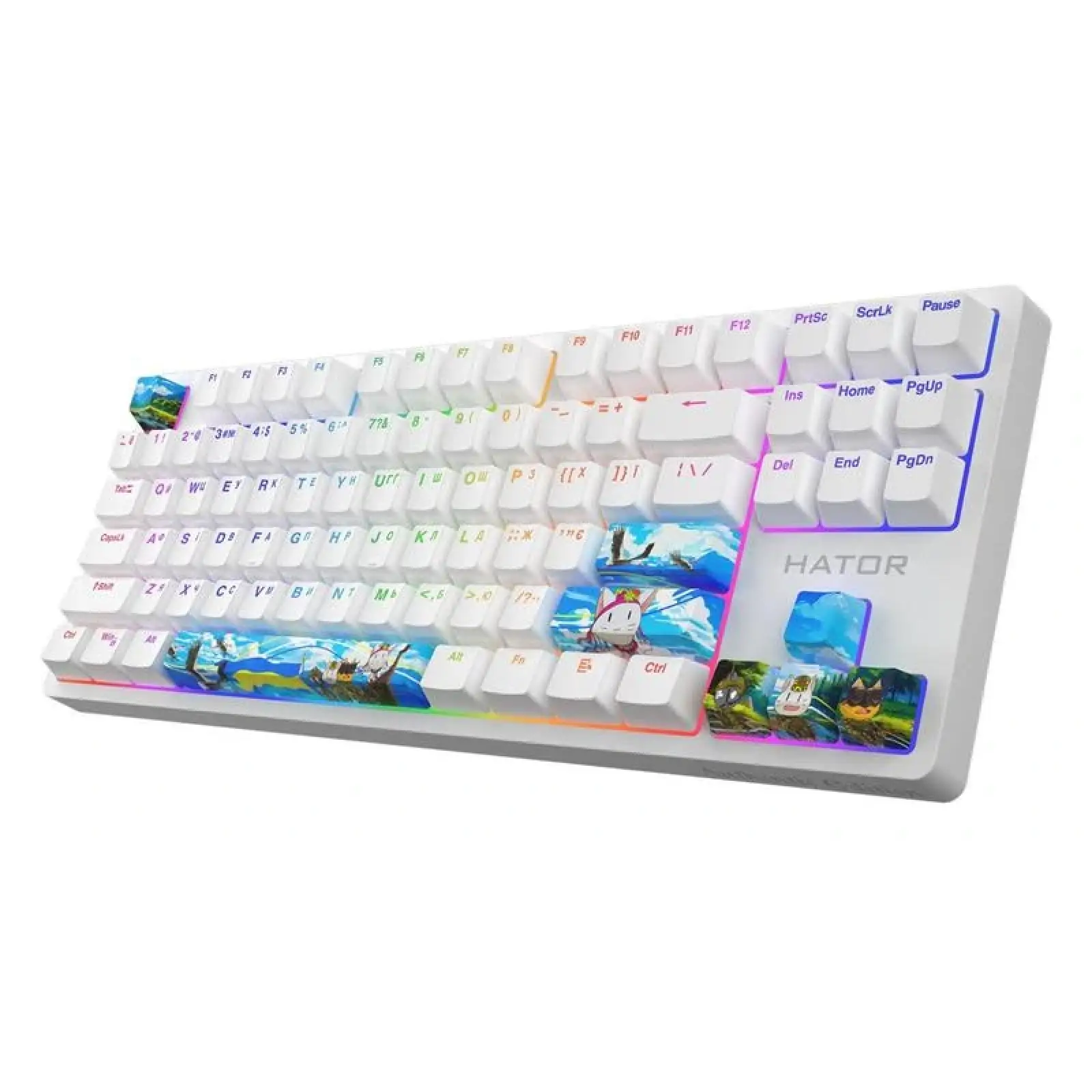 Клавіатура Hator Rockfall 2 Mecha TKL Authentic Edition Fighting Cats (HTK-532) UA