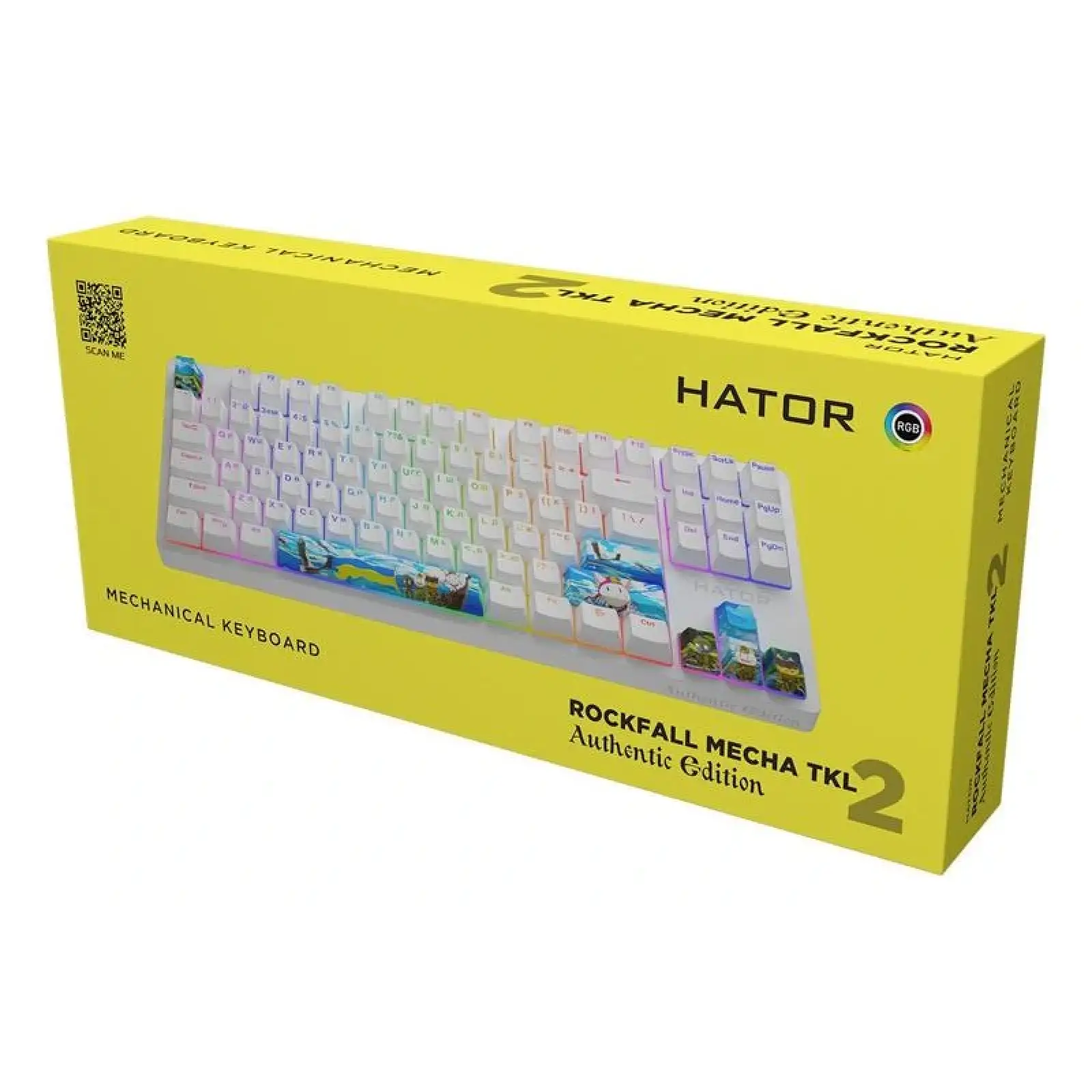Клавіатура Hator Rockfall 2 Mecha TKL Authentic Edition Fighting Cats (HTK-532) UA