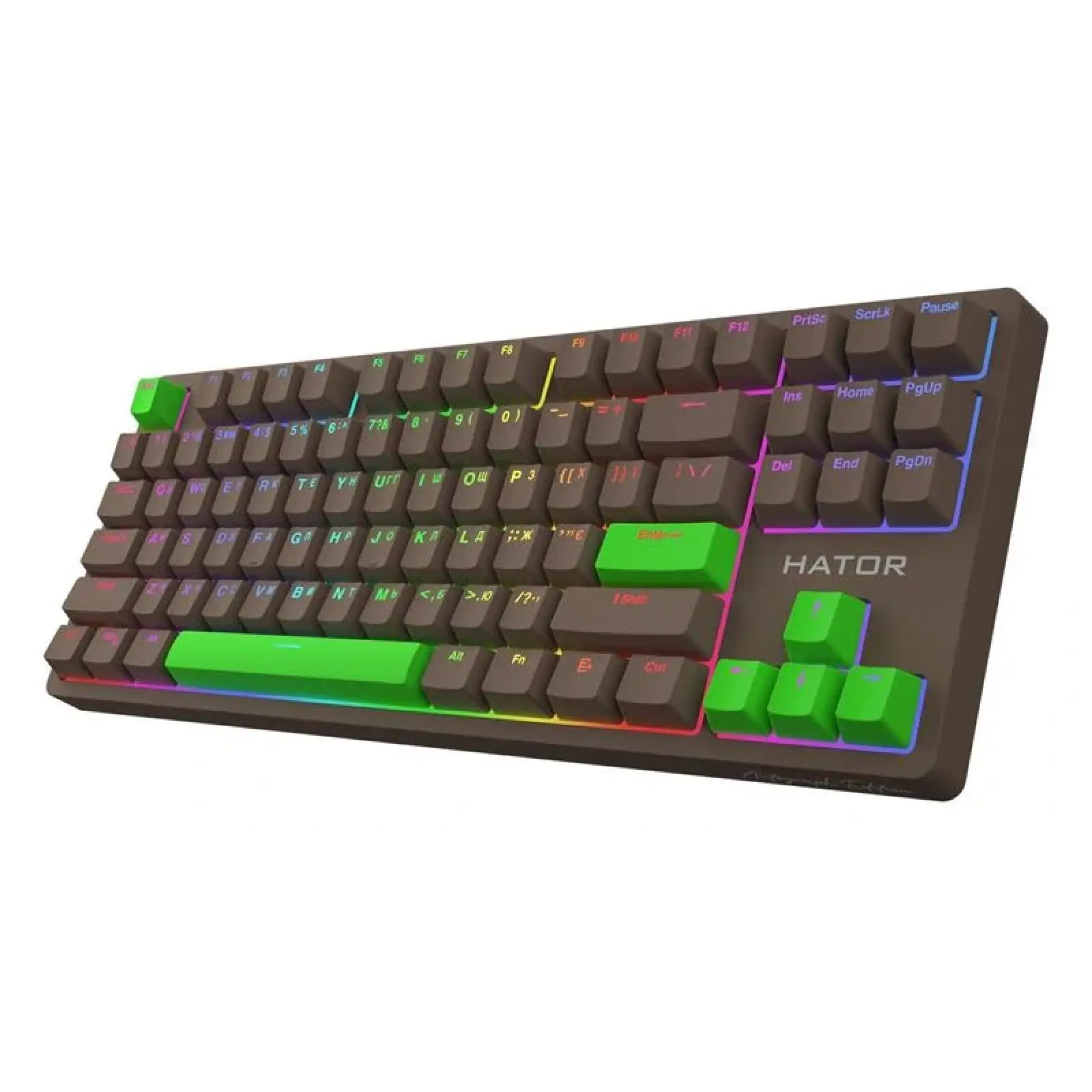 Клавіатура Hator Rockfall 2 Mecha TKL Autograph Edition Choco (HTK-527) UA