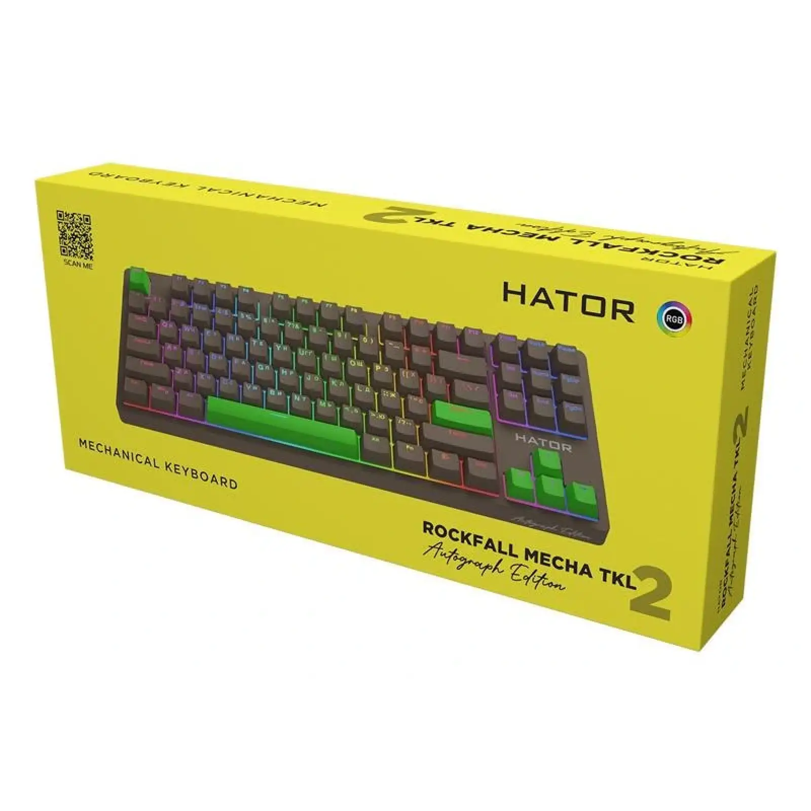 Клавіатура Hator Rockfall 2 Mecha TKL Autograph Edition Choco (HTK-527) UA
