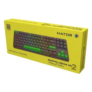 Клавіатура Hator Rockfall 2 Mecha TKL Autograph Edition Choco (HTK-527) UA