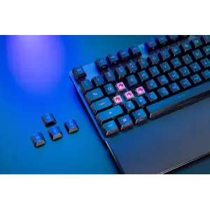 Клавіатура Asus ROG Strix Scope II RX Red EN/UK RGB Black (90MP0350-BKMA00) UA