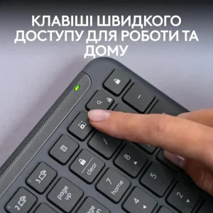 Клавиатура беспроводная Logitech Signature Slim K950 US Graphite USB (920-012465) UA
