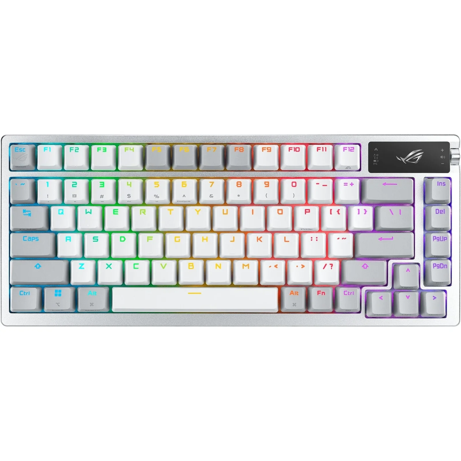 Клавиатура беспроводная Asus ROG Azoth RGB WL BT White (90MP031A-BKUA11) UA