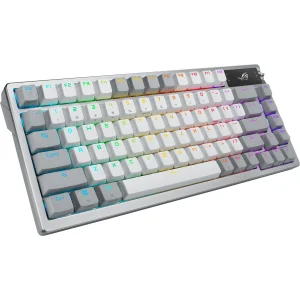 Клавіатура бездротова Asus ROG Azoth RGB WL BT White (90MP031A-BKUA11) UA