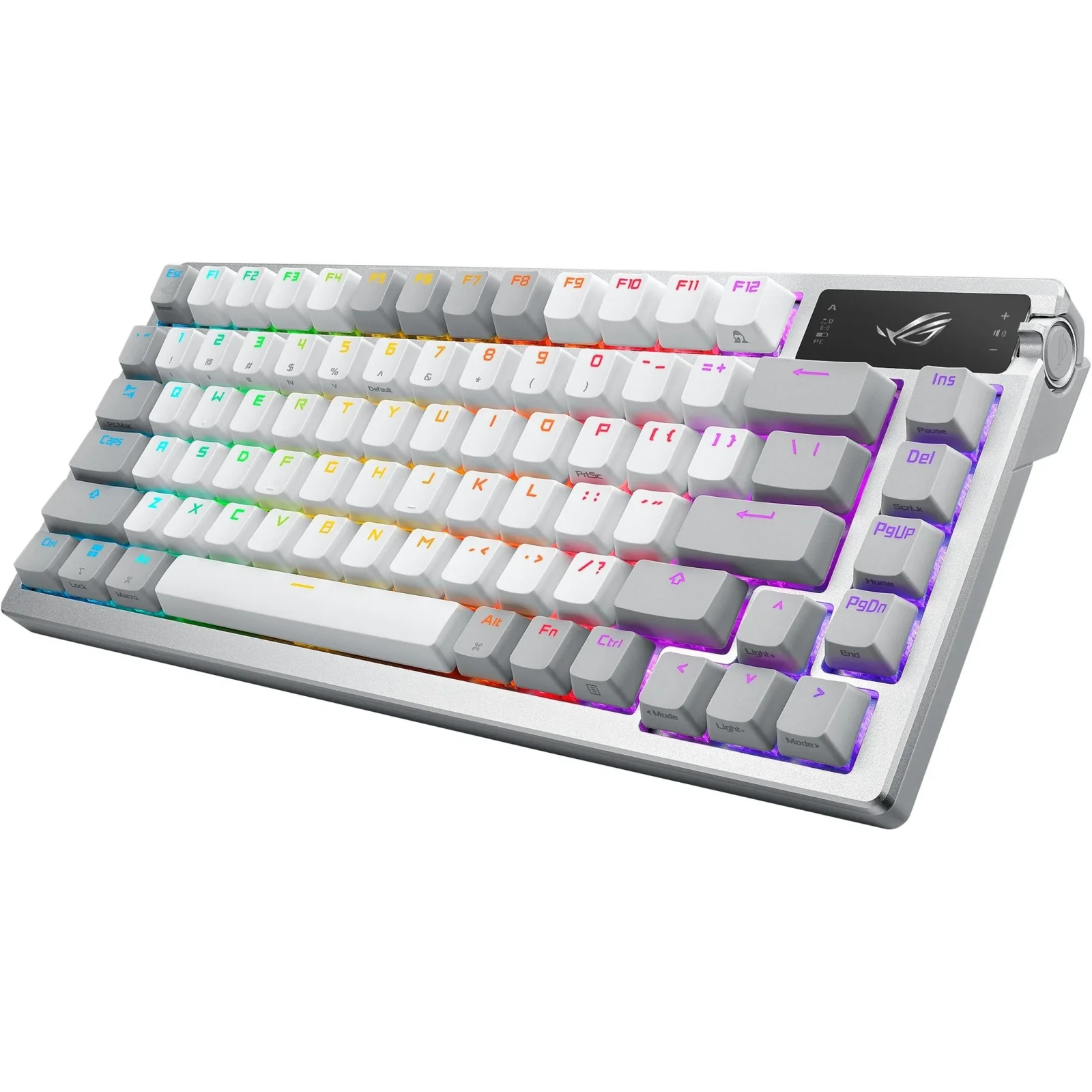 Клавиатура беспроводная Asus ROG Azoth RGB WL BT White (90MP031A-BKUA11) UA
