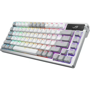 Клавіатура бездротова Asus ROG Azoth RGB WL BT White (90MP031A-BKUA11) UA