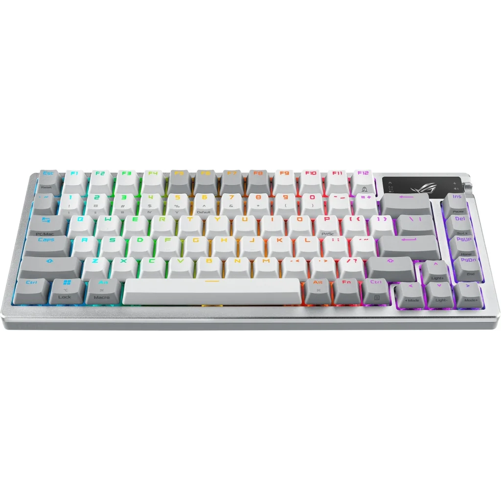 Клавіатура бездротова Asus ROG Azoth RGB WL BT White (90MP031A-BKUA11) UA