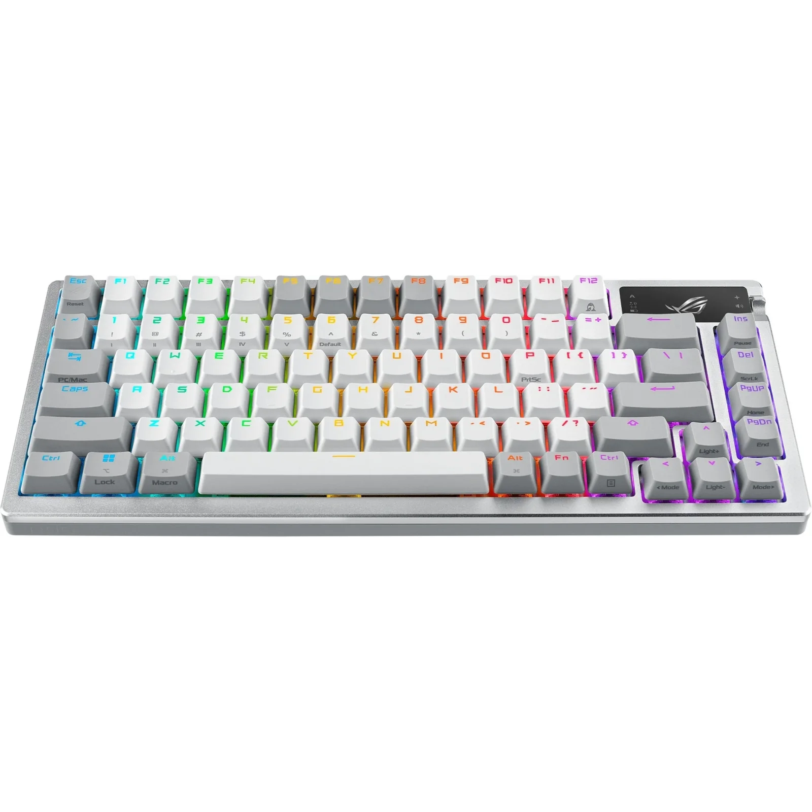 Клавиатура беспроводная Asus ROG Azoth RGB WL BT White (90MP031A-BKUA11) UA