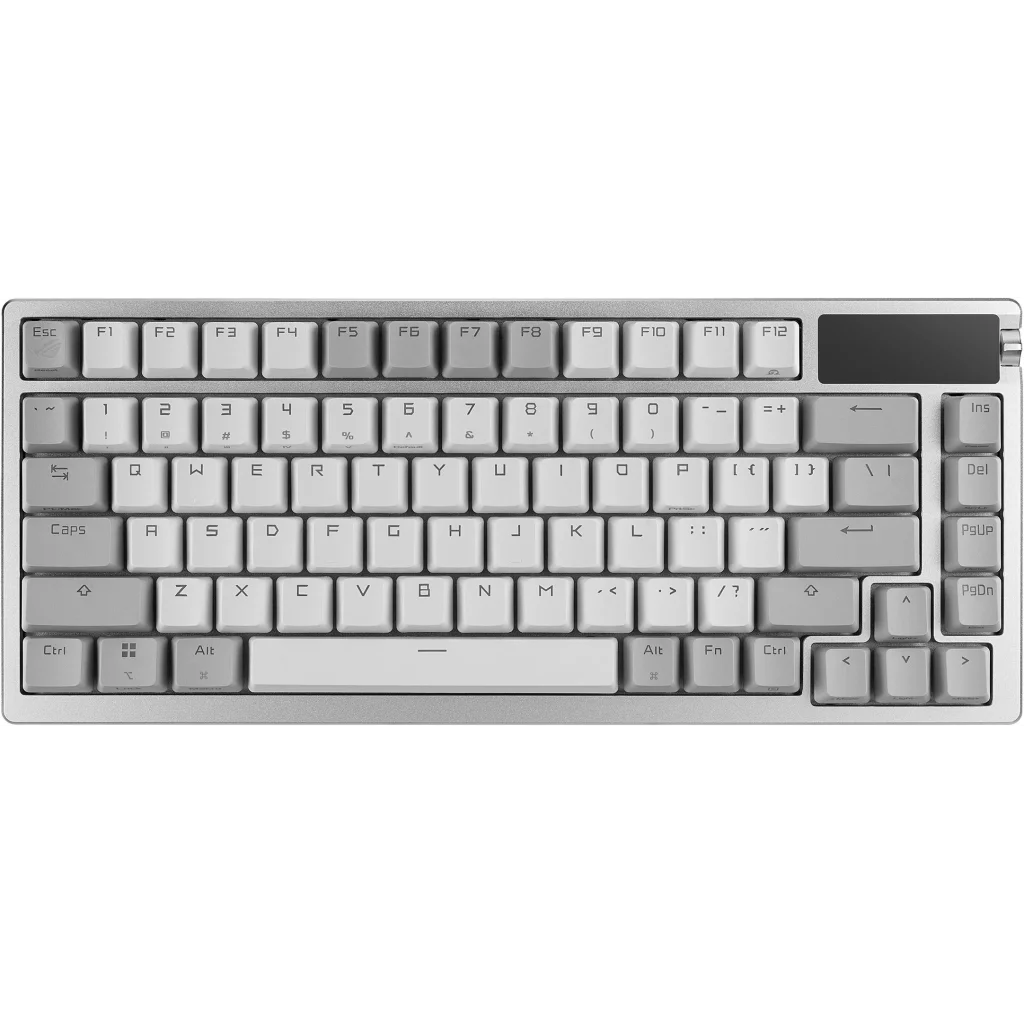 Клавіатура бездротова Asus ROG Azoth RGB WL BT White (90MP031A-BKUA11) UA