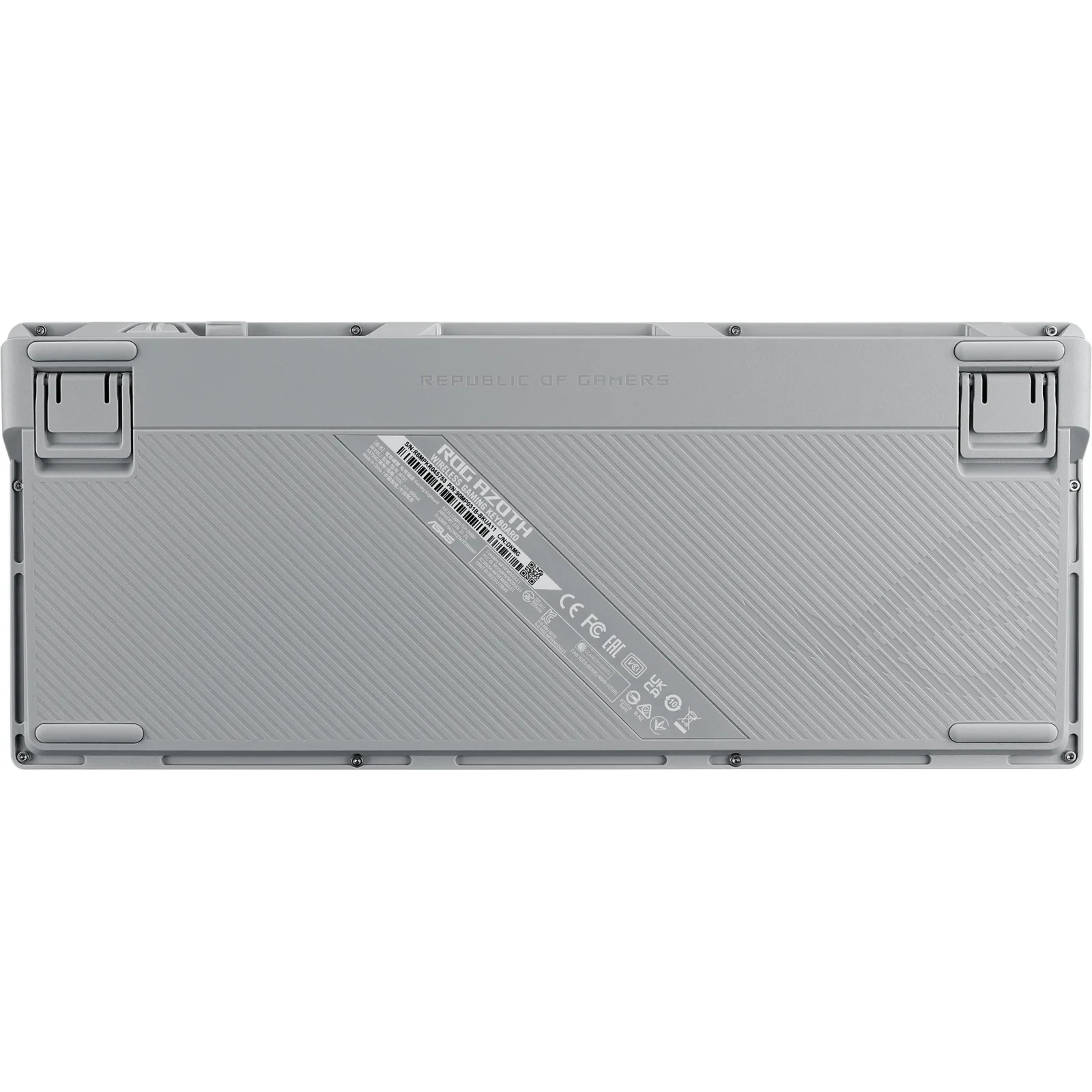 Клавиатура беспроводная Asus ROG Azoth RGB WL BT White (90MP031A-BKUA11) UA